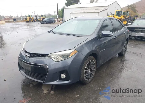 2015 Toyota Corolla S/S Plus/S Premium from USA, damaged, VIN 5YFBURHEXFP288741